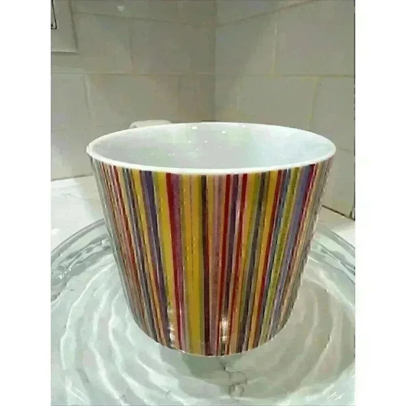 Starbucks Vertical Rainbow Stripe Mug 13oz Pre-owned 2008 Retired - Picture 8 of 10